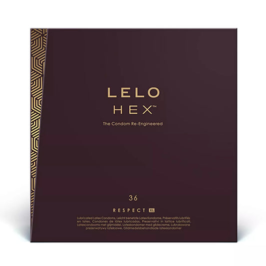 LELO HEX Respect XL - 36 Condoms