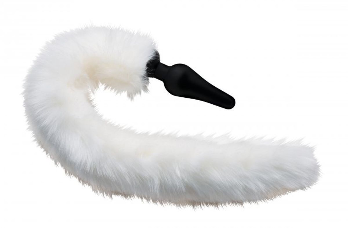 White Fox Tail and Ears Set