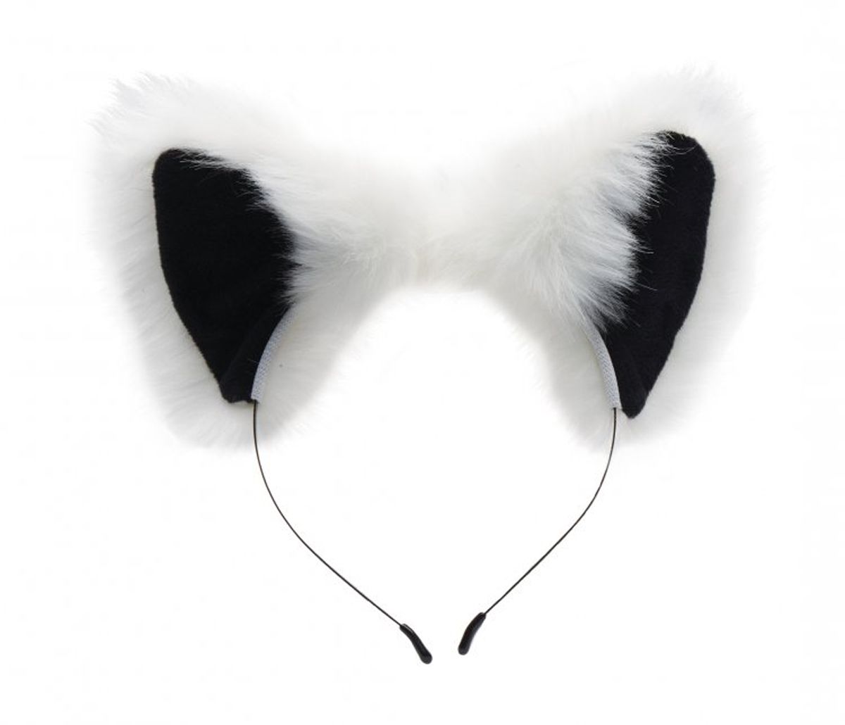 White Fox Tail and Ears Set
