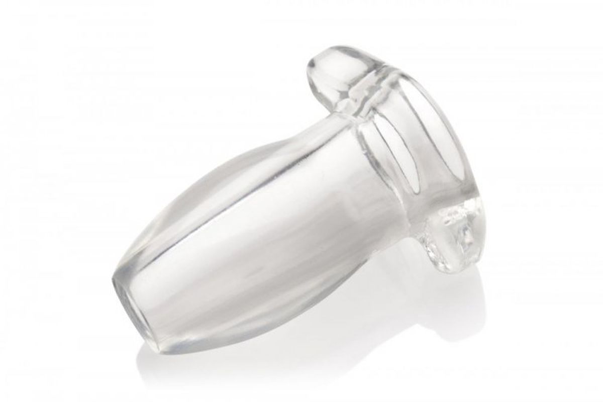Peephole - Clear Hollow Anal Plug