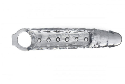 Extender Penis Sleeve With Nubs - Clear