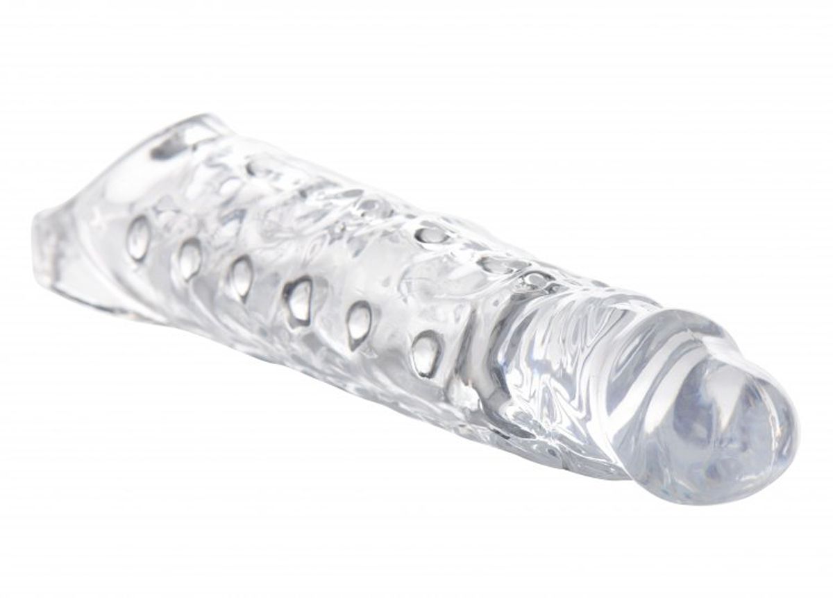 Extender Penis Sleeve With Nubs - Clear