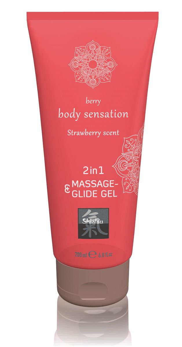 Massage- & Glide Gel 2 in 1 - Strawberry