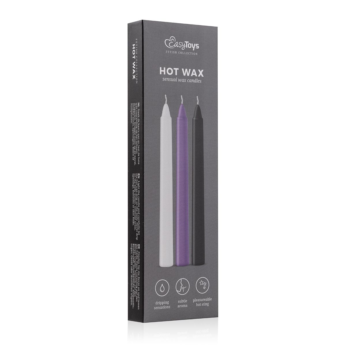 Easytoys Fetish - Sensual Hot Wax Candles - 3 pcs