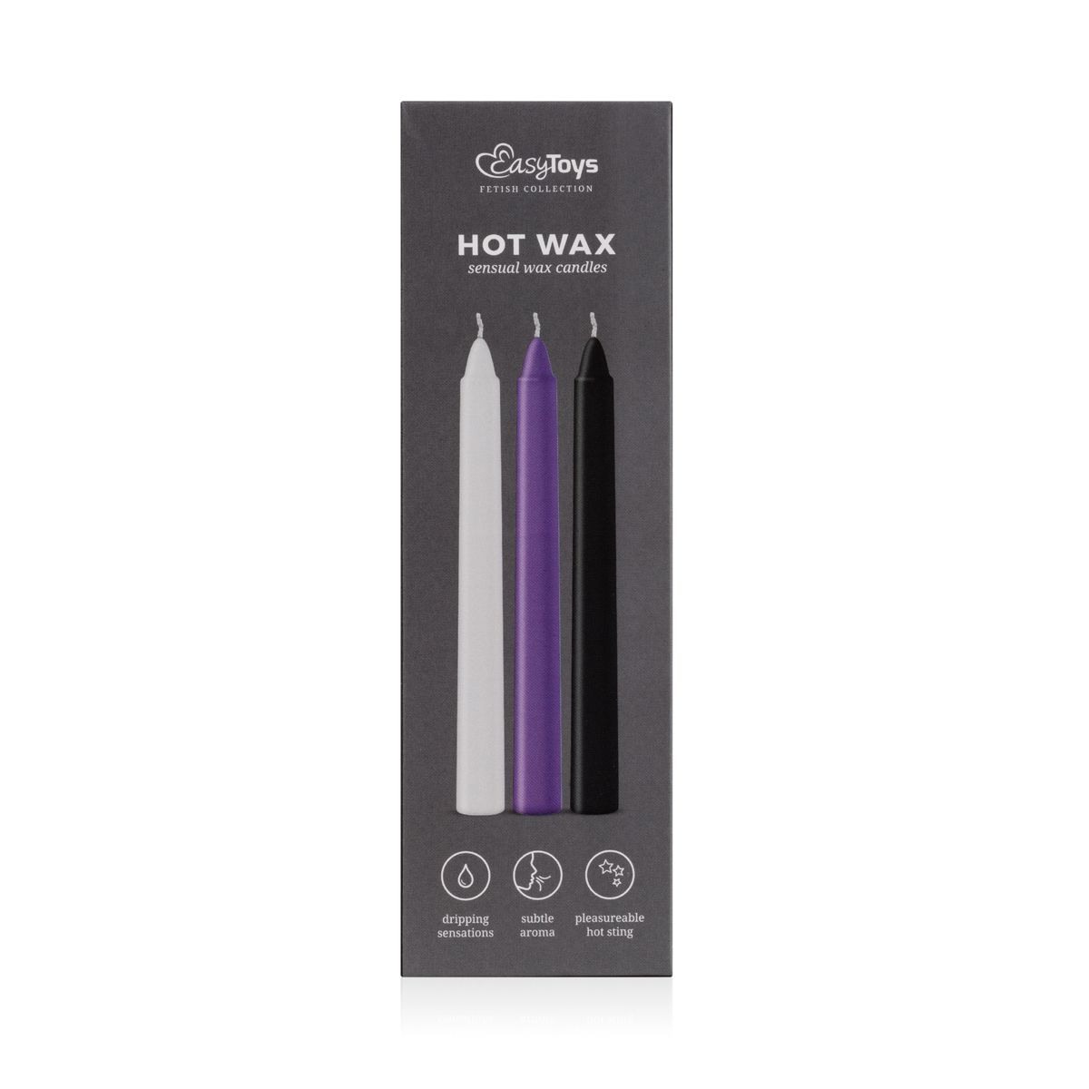 Easytoys Fetish - Sensual Hot Wax Candles - 3 pcs
