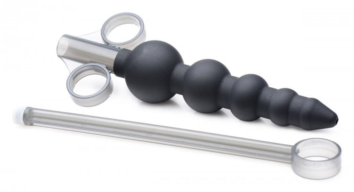 Silicone Graduated Beads Lube Applicator