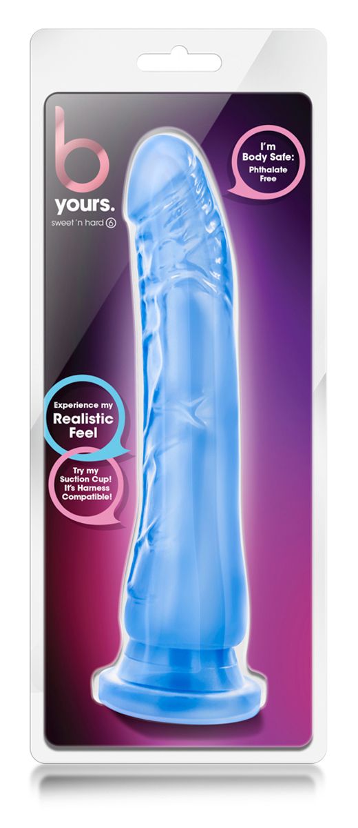 B Yours Sweet 'N Hard Dildo - Blue