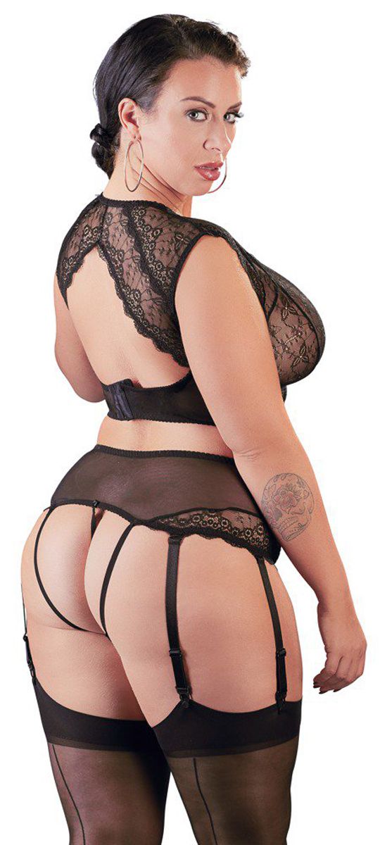 Lace Suspender Set
