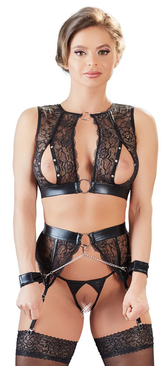 Lace Bondage Lingerie Set