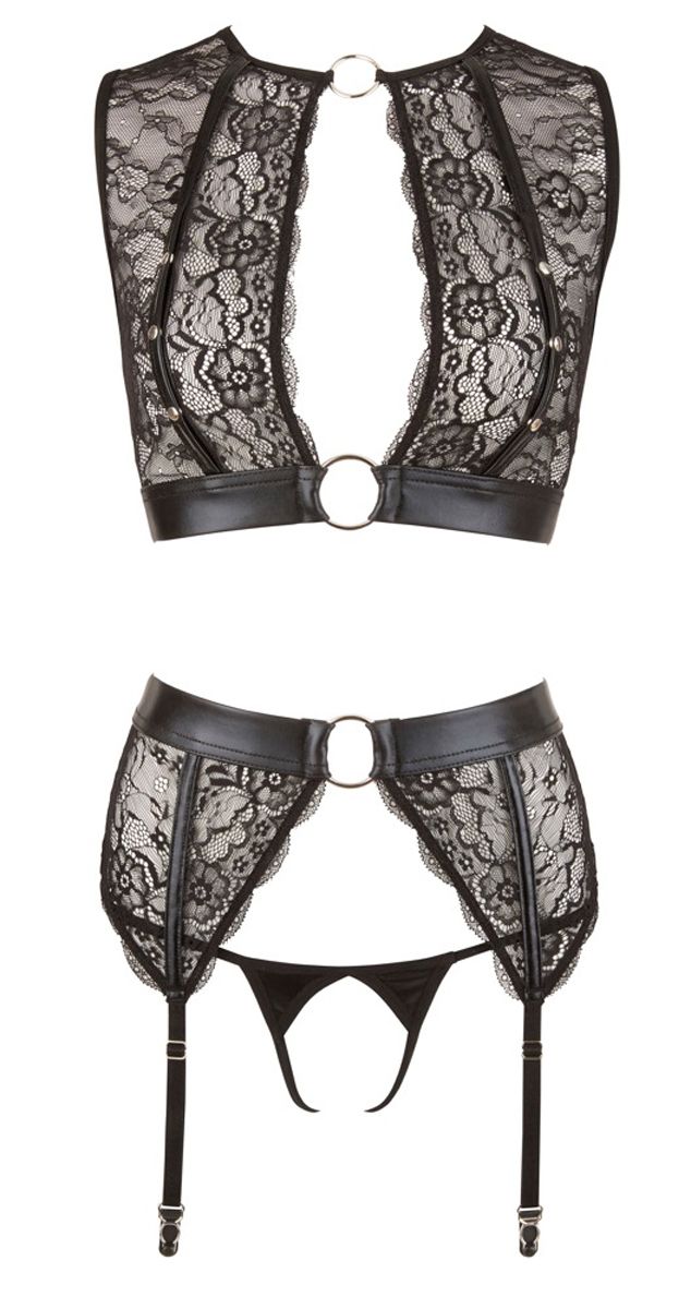 Lace Bondage Lingerie Set