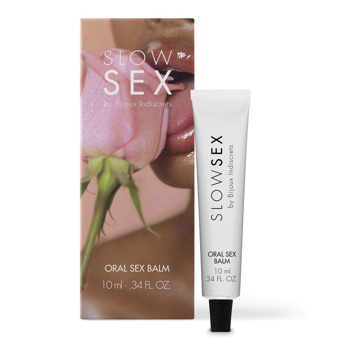 Bijoux Indiscrets Slow Sex oral balm 10 ml tube and box