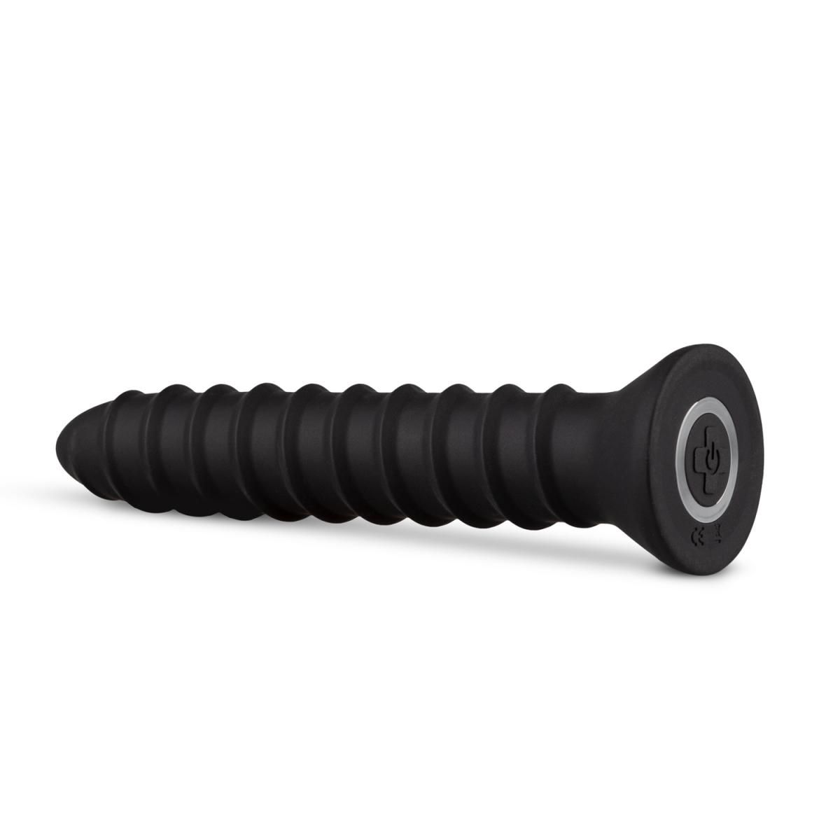 Screwed Plug Anal Vibrator - Large