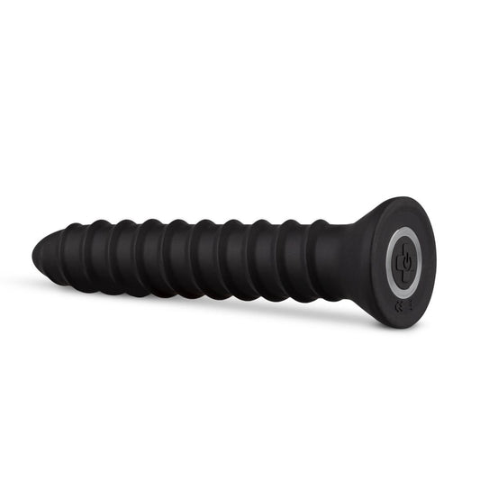Screwed Plug Anal Vibrator - Large