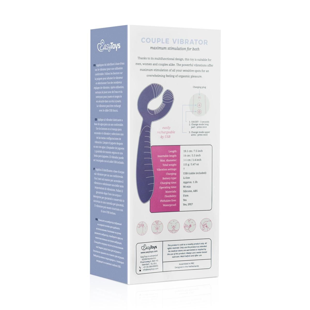 EasyToys – Couples Vibrator – Purple