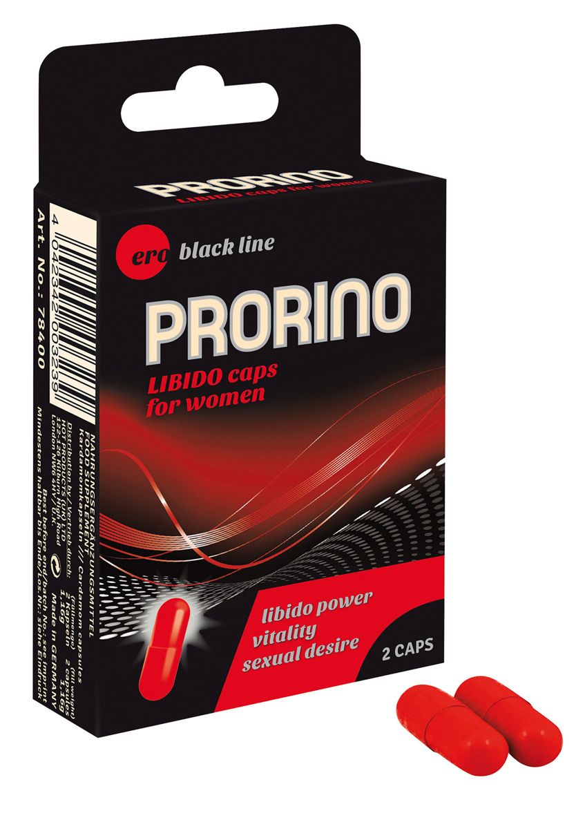 Prorino Capsules Libido Stimulating For Women -2 Units | Ero By Hot