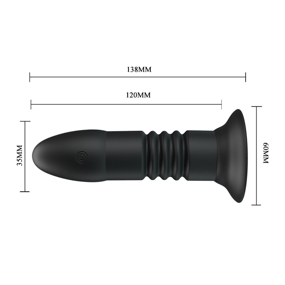 Magic Jingers Vibrating/Thrusting Butt Plug
