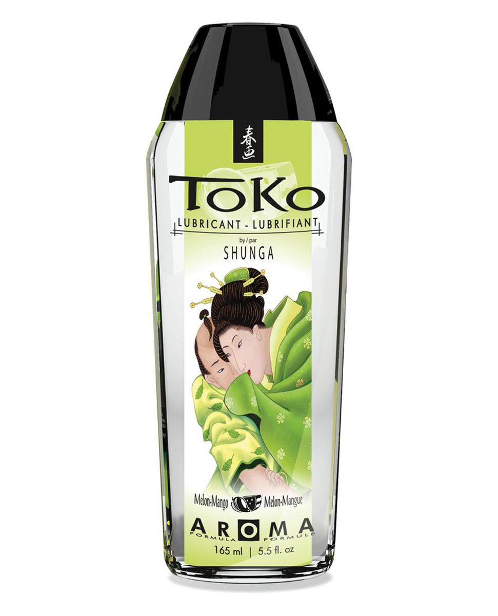 Shunga Toko melon mango flavoured lubricant bottle