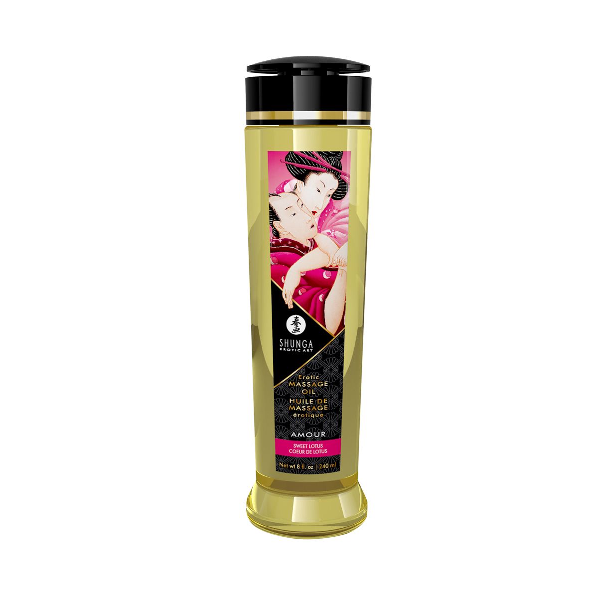 Shunga Amour Sweet Lotus massage oil 240 ml bottle