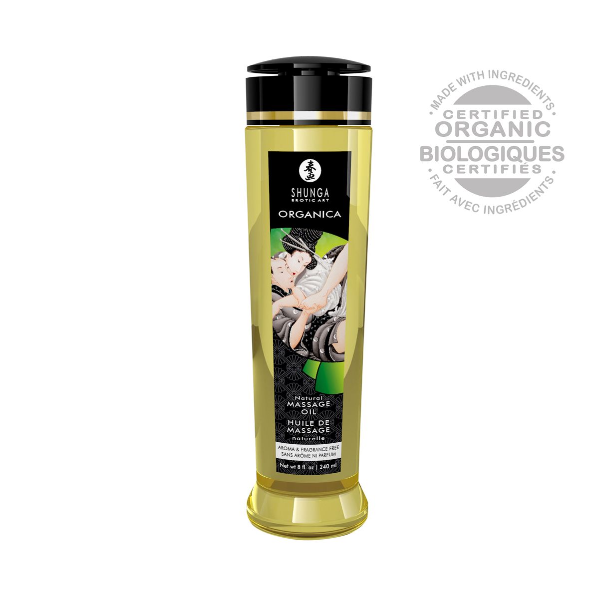 Organica Naturelle Massage Oil 240 ml | Shunga