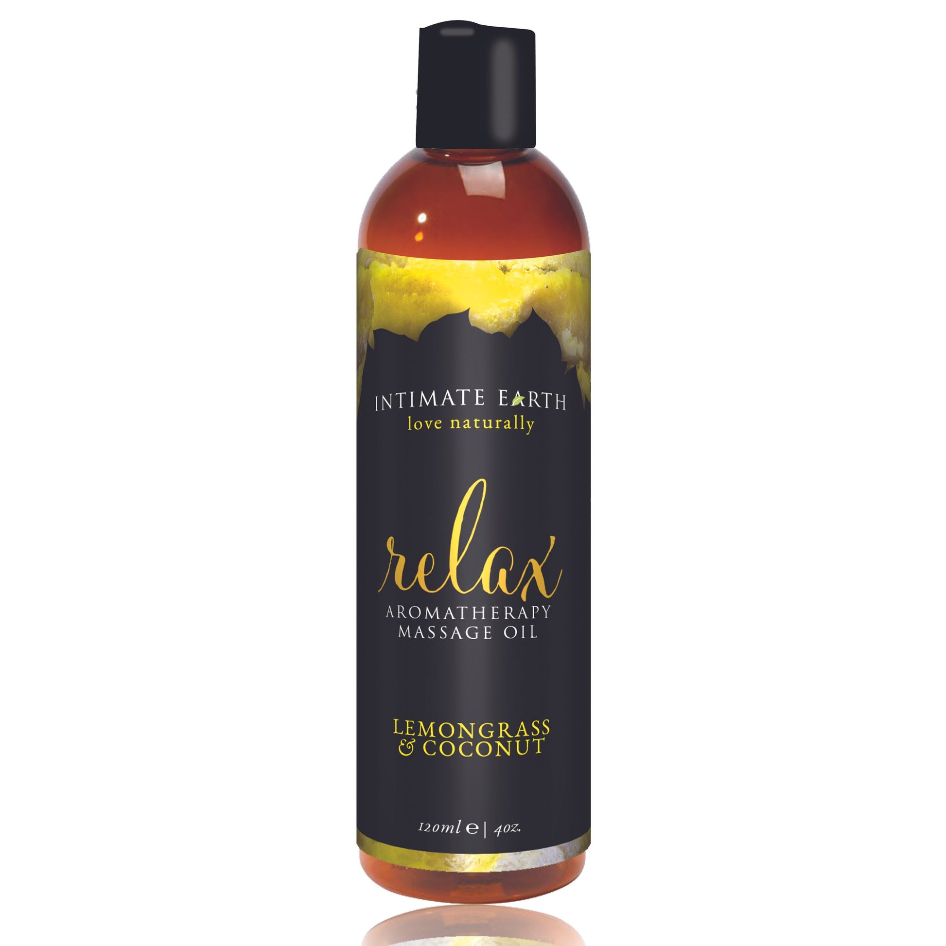 Intimate Earth - Relax Massage Oil Lemongrass and Coconut - 120 ml