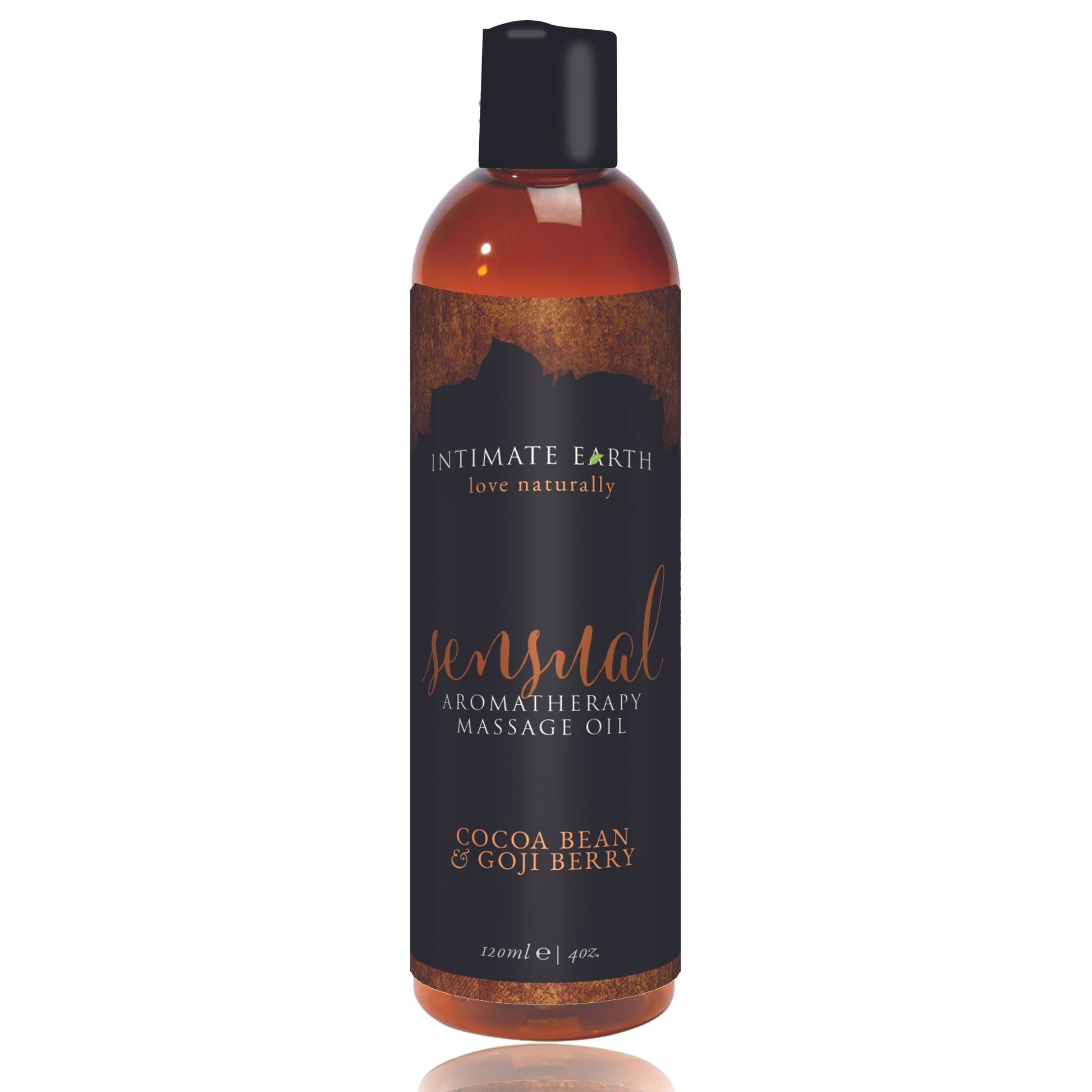 Intimate Earth - Sensual Massage Oil  Cocoa Bean And Goji Berry - 120 ml