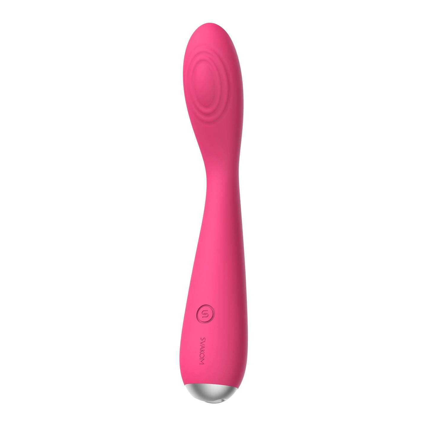Red SVAKOM Iris G-Spot And Clitoris Vibrator Plum Red