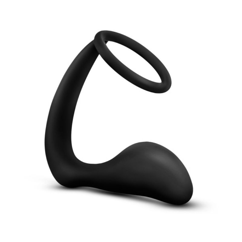 Anal Adventures Platinum Cock Ring Anal Plug butt plug