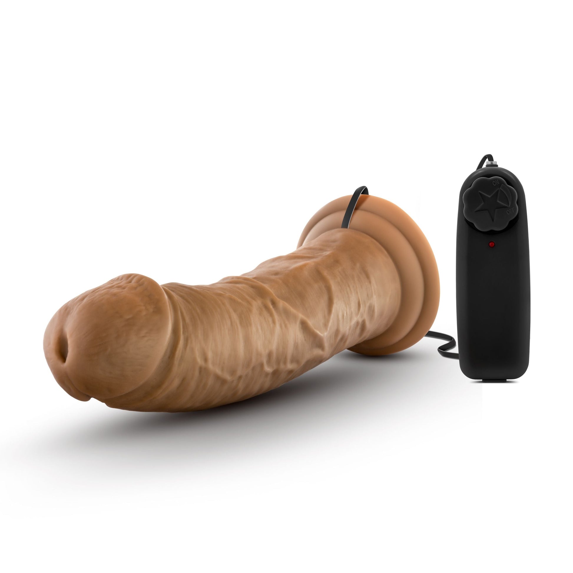 Dr. Skin - Dr. Joe Vibrator With Suction Cup 8'' Mocha