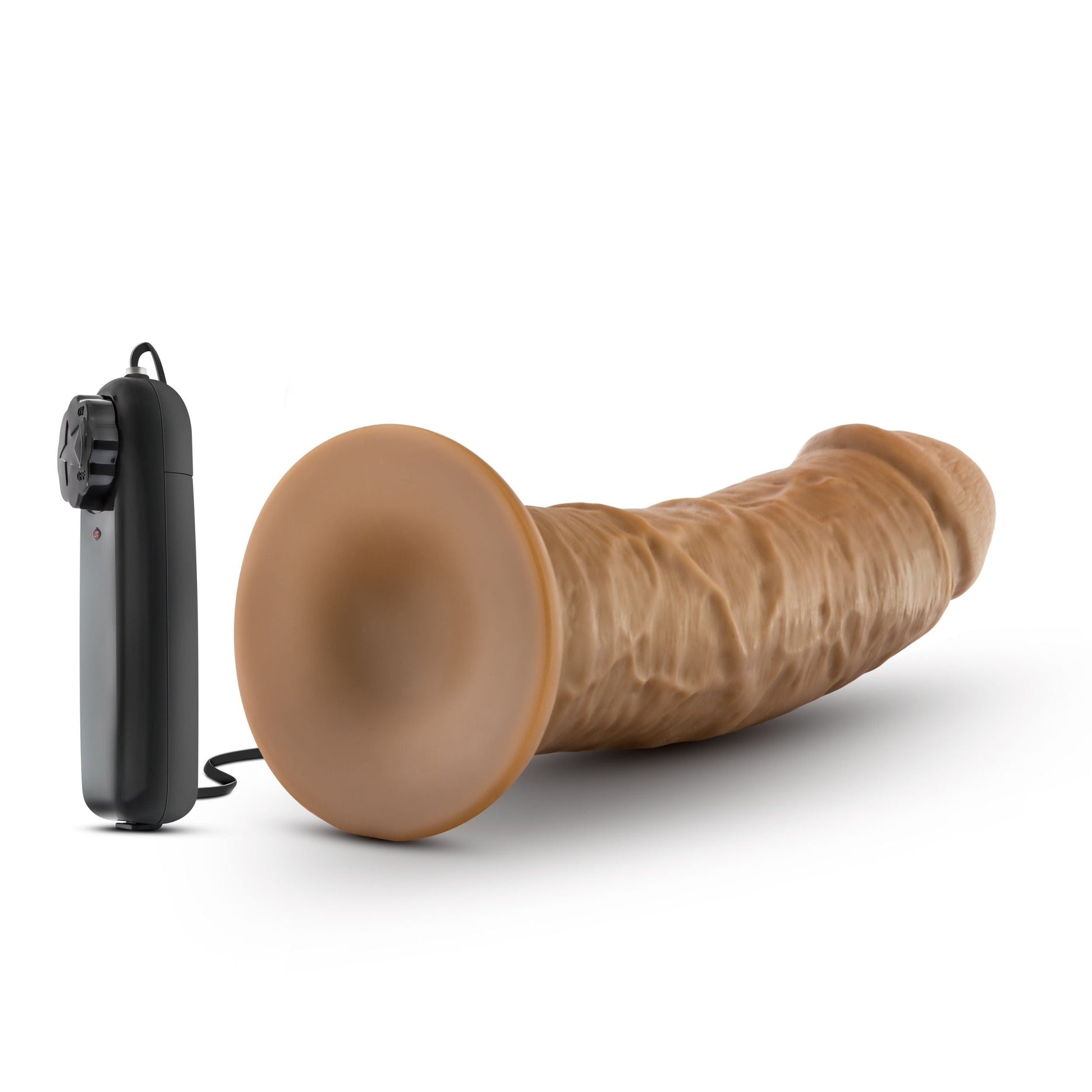 Dr. Skin - Dr. Joe Vibrator With Suction Cup 8'' Mocha
