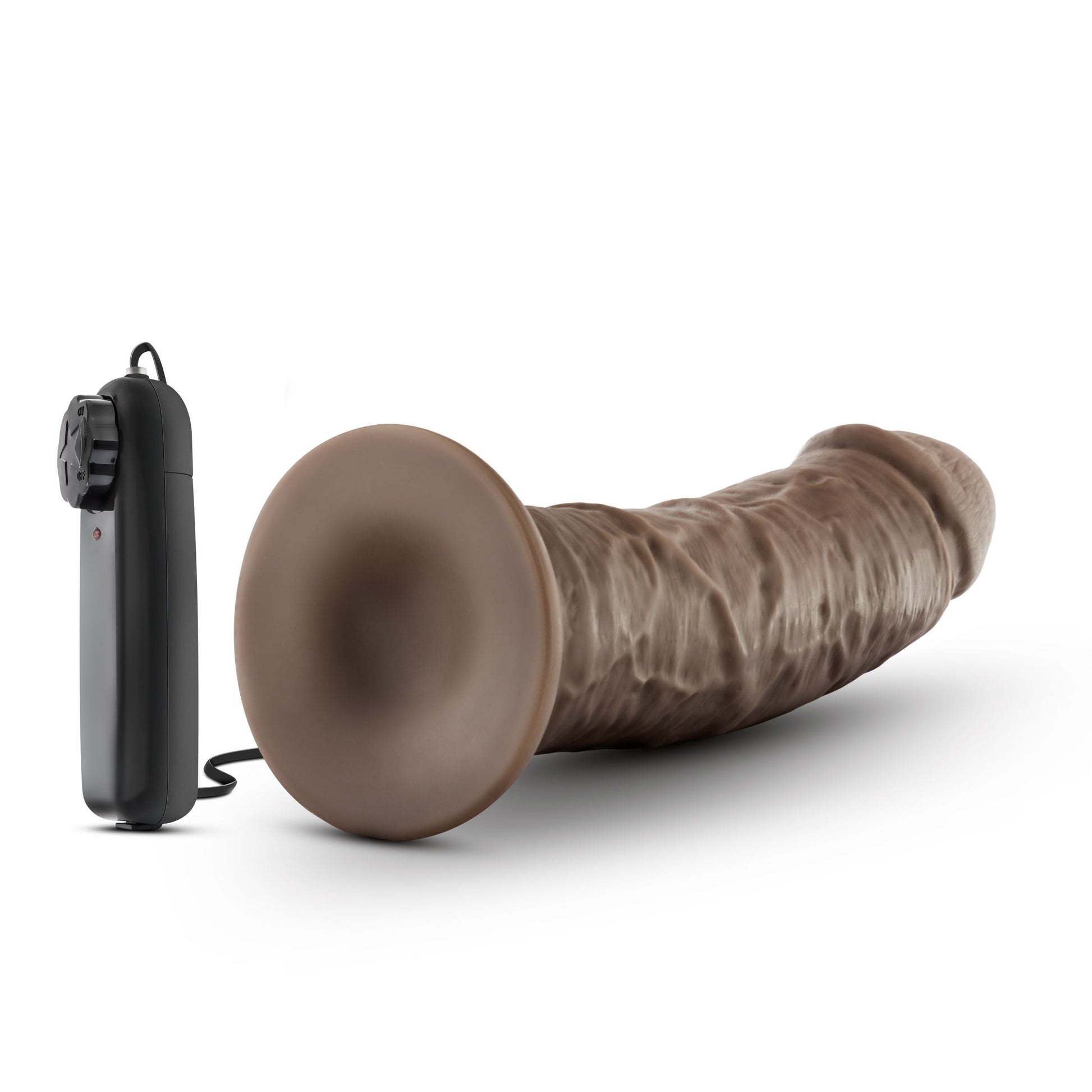 Dr. Skin - Dr. Joe Vibrator With Suction Cup 8'' - Chocolate