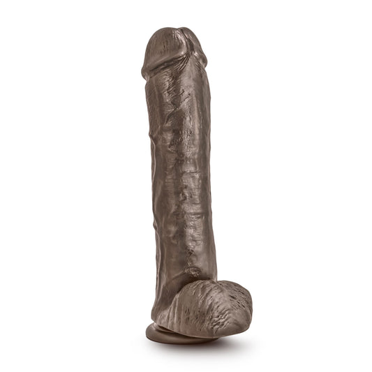 Dr. Skin - Mr. Savage Dildo With Suction Cup 11.5''  - Chocolate