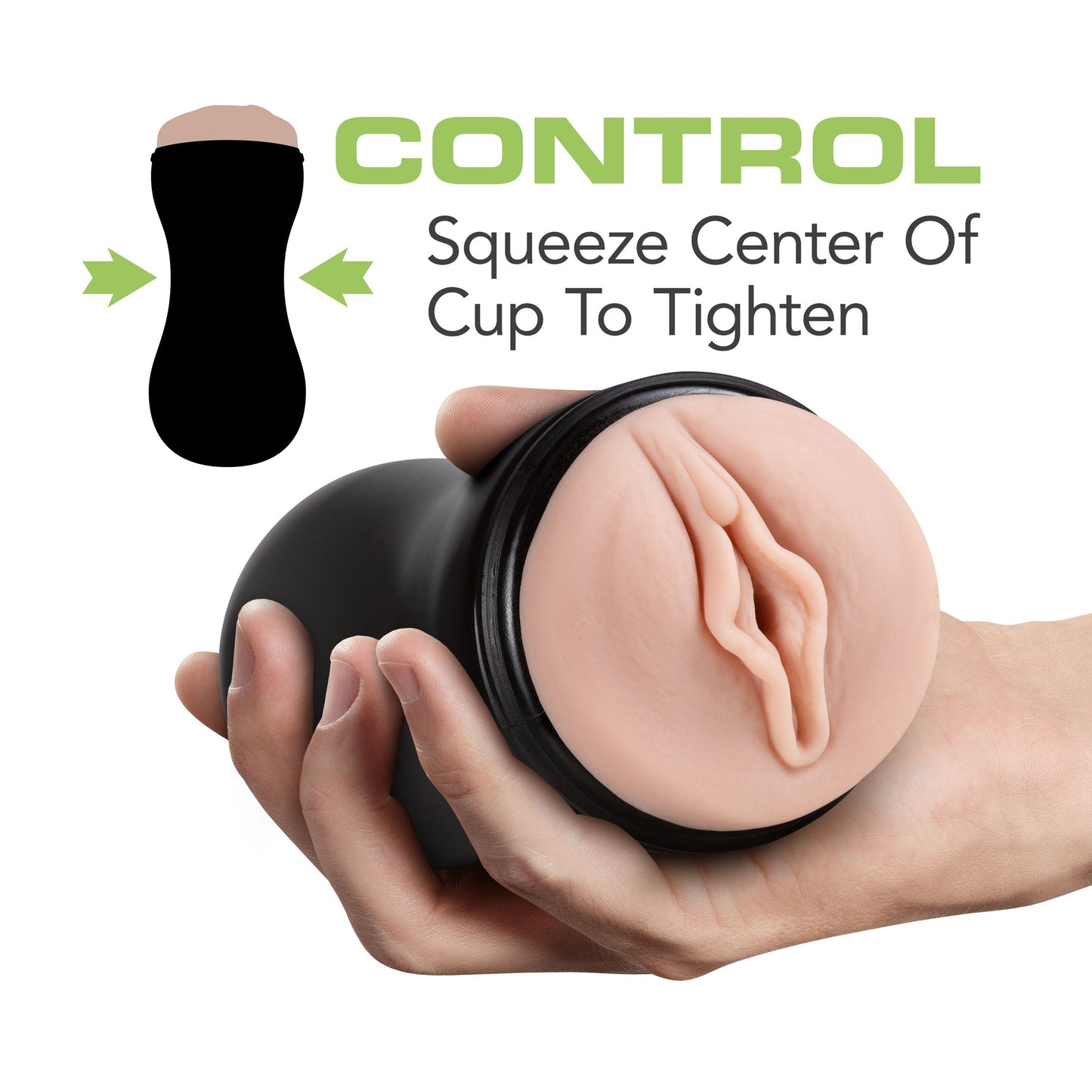 M for Men - Soft and Wet - Pussy with Pleasure Ridges - Self Lubricating St