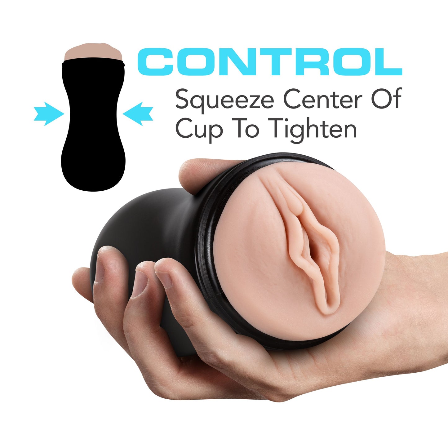 M for Men - Soft and Wet - Pussy with Pleasure Orbs - Self Lubricating