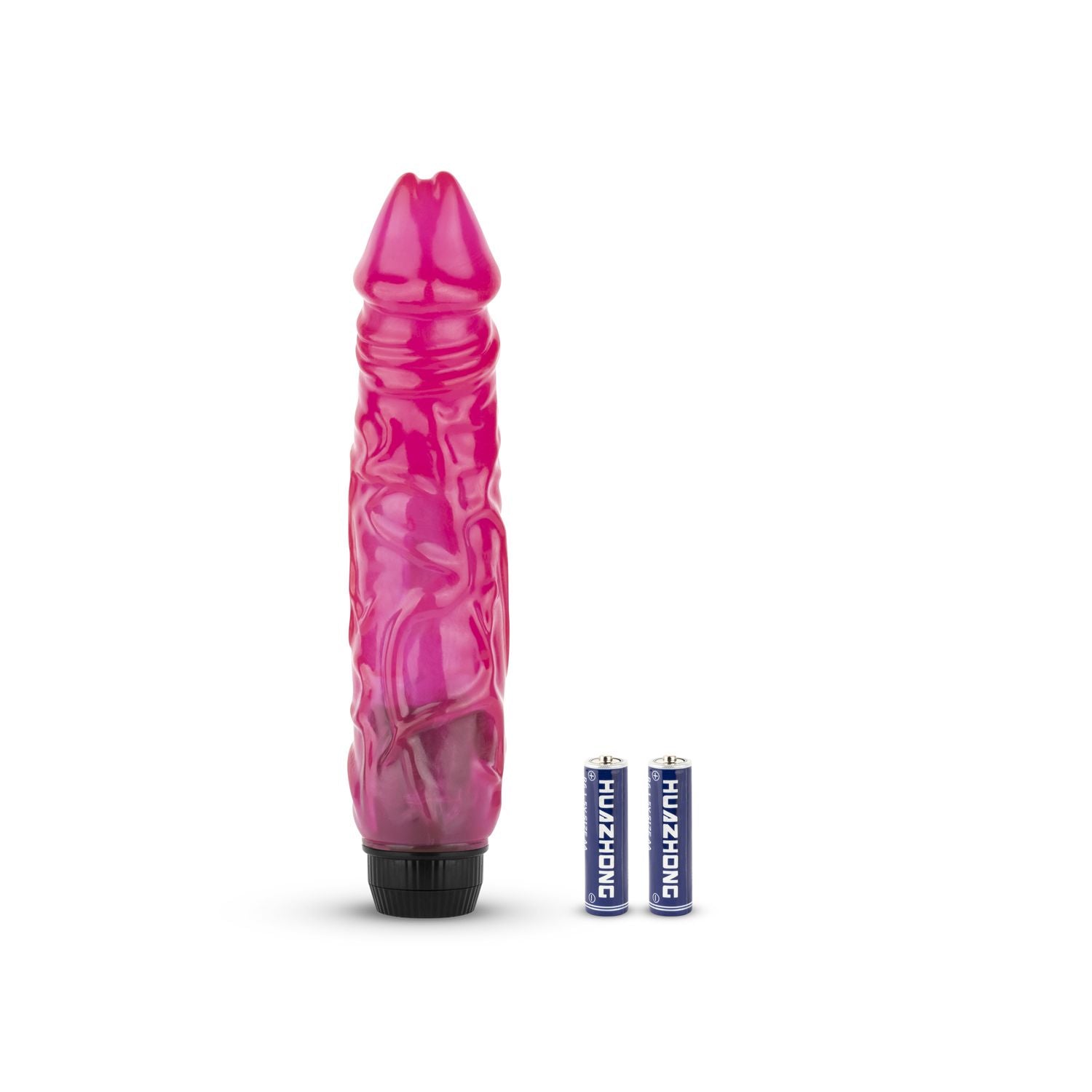 Jelly Supreme - Realistic Vibrator - Pink/Glitter