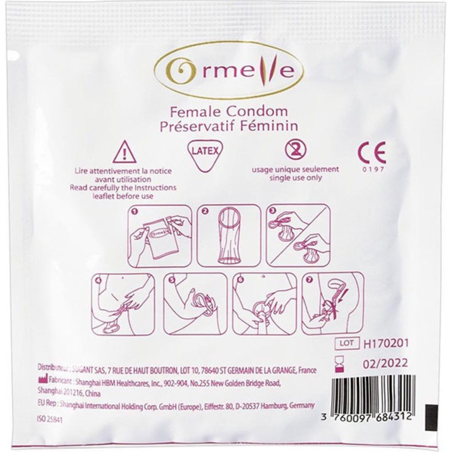 Ormelle female condoms - 5 pieces