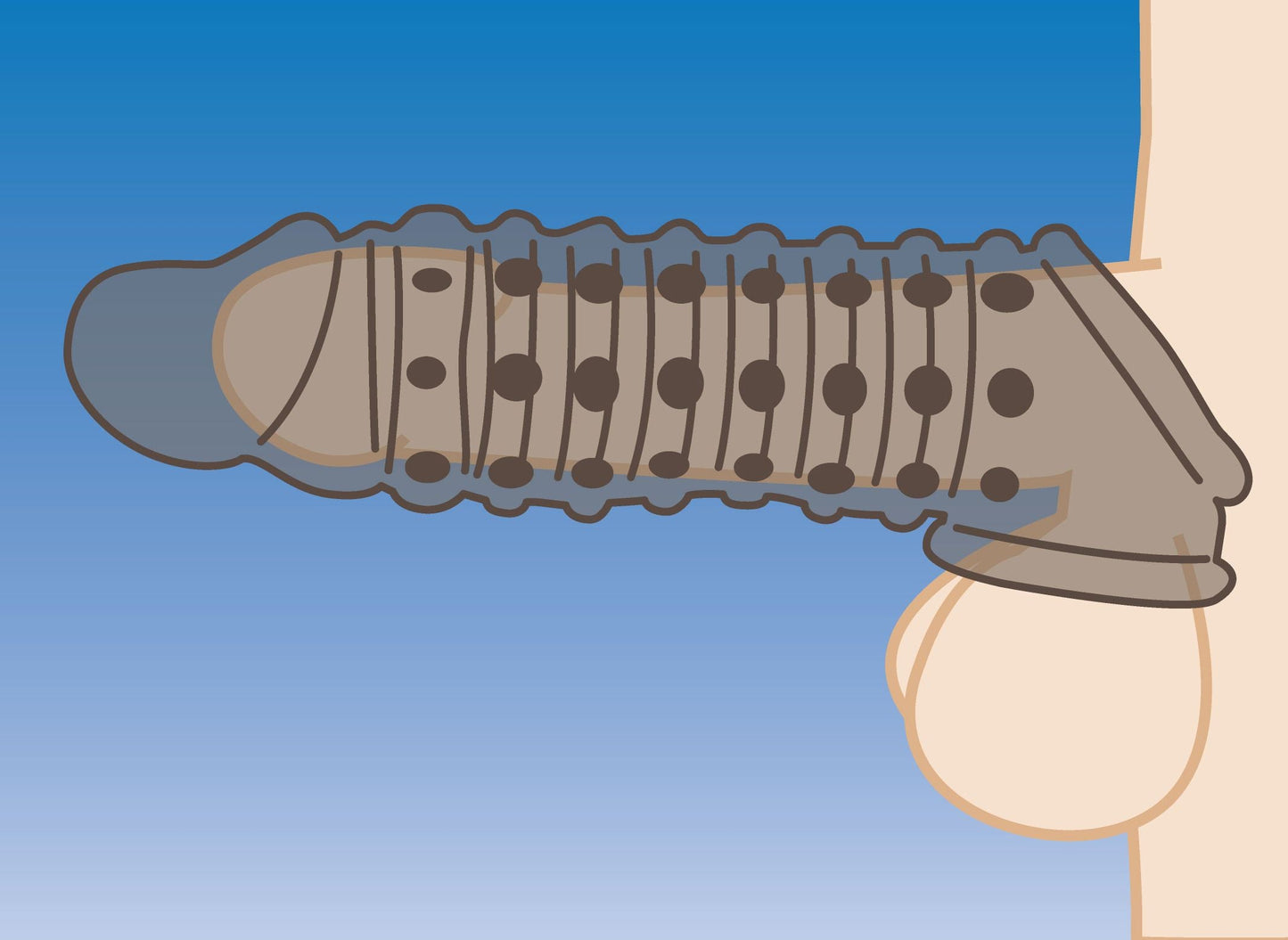 Size Matters - Penis Extension Sleeve Smoke