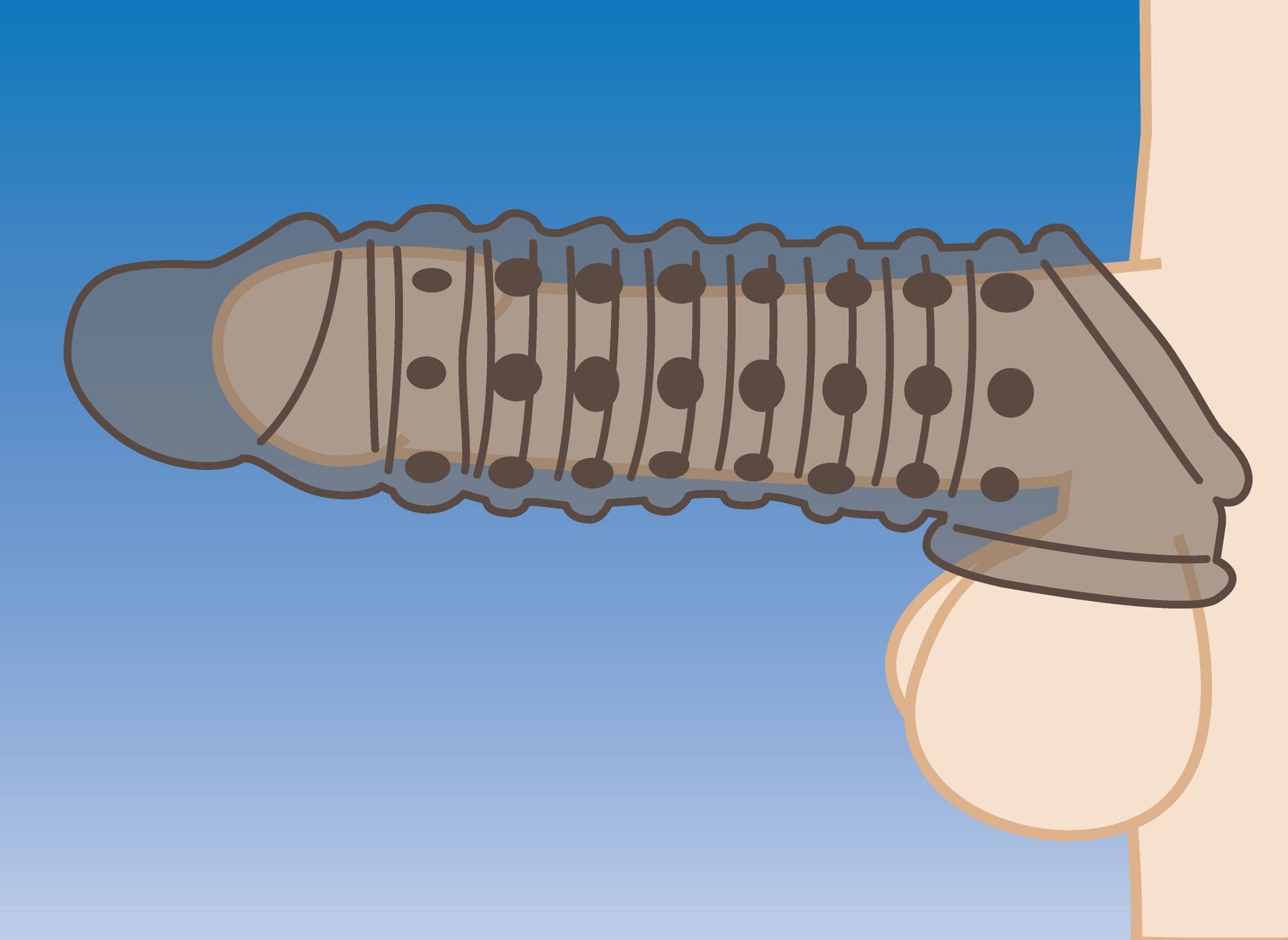 Size Matters - Penis Extension Sleeve Smoke