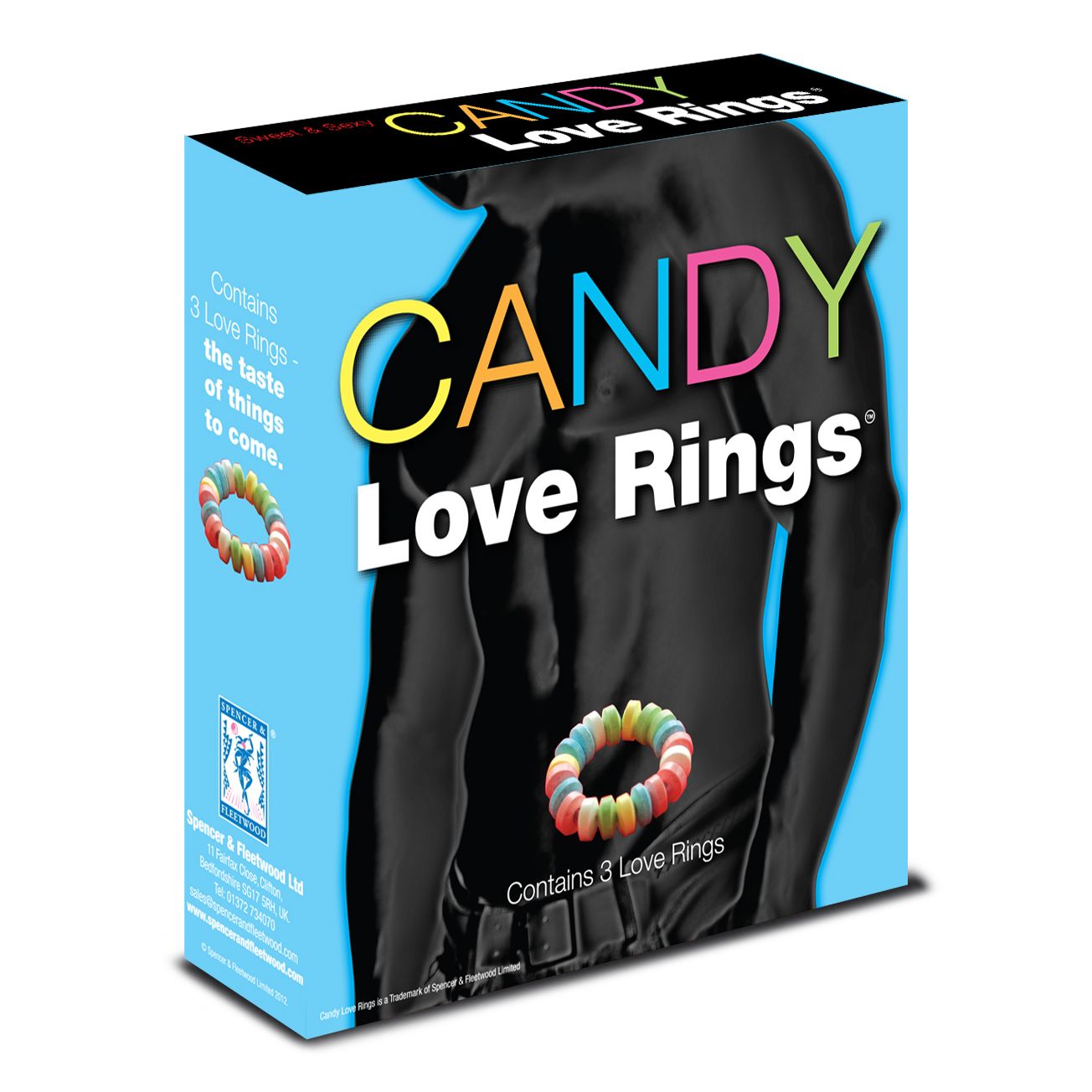 Set Of Edible Candy Cock Rings - 3 pieces