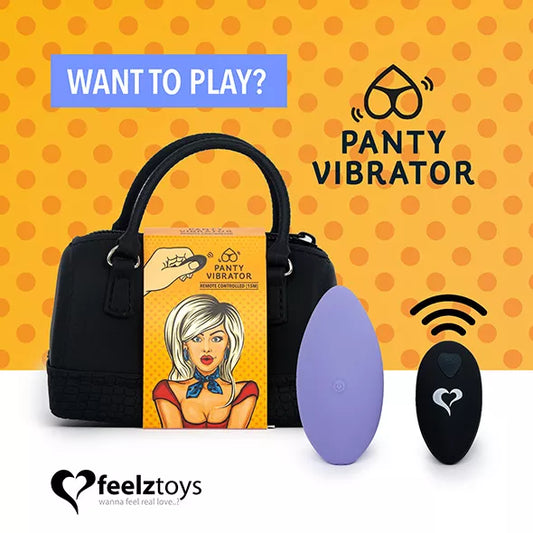 FeelzToys Panty Vibe Panty Vibrator Purple lingerie