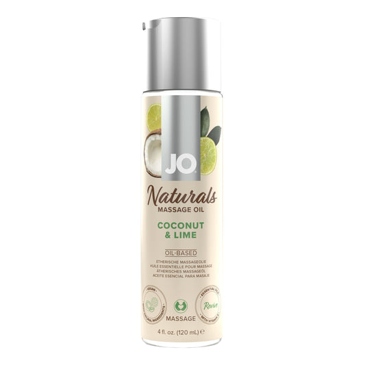 System JO - Naturals Massage Oil Coconut And Lime - 120 ml