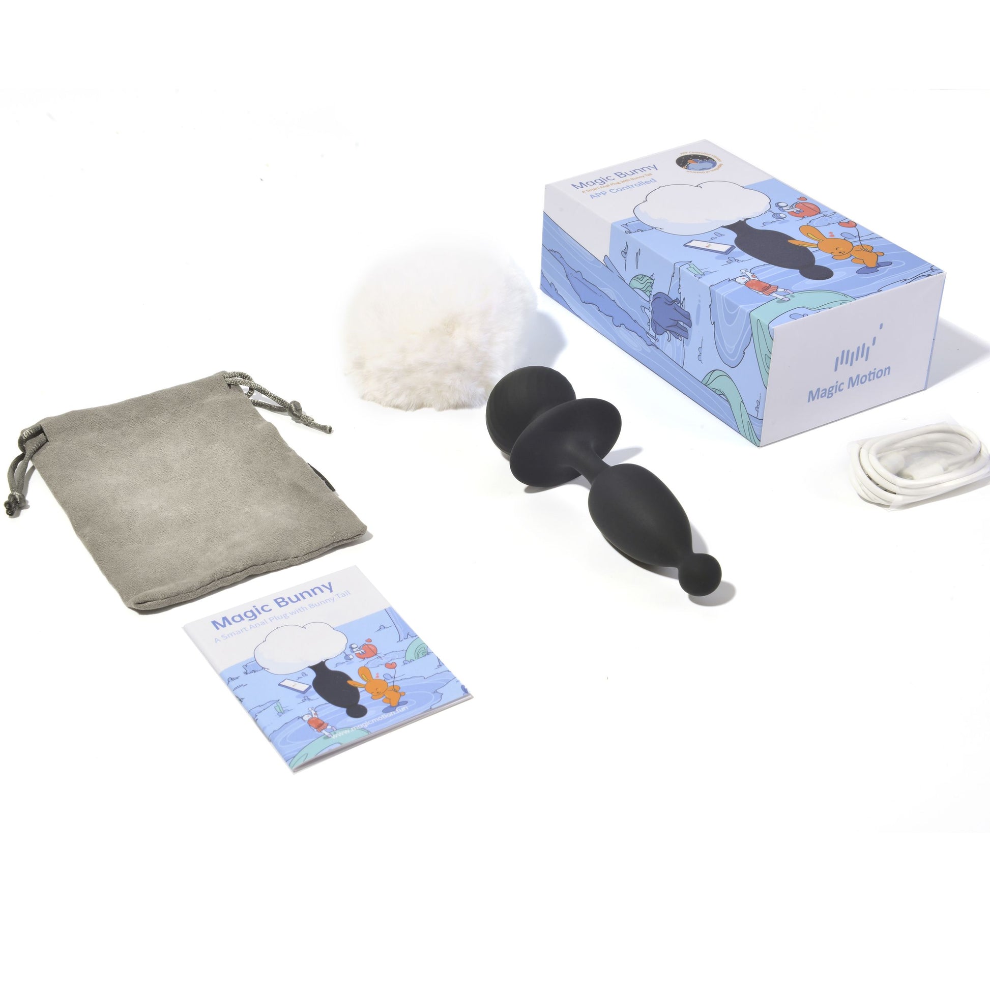 Magic Motion - Bunny Tail Vibrating Anal Plug App Controlled