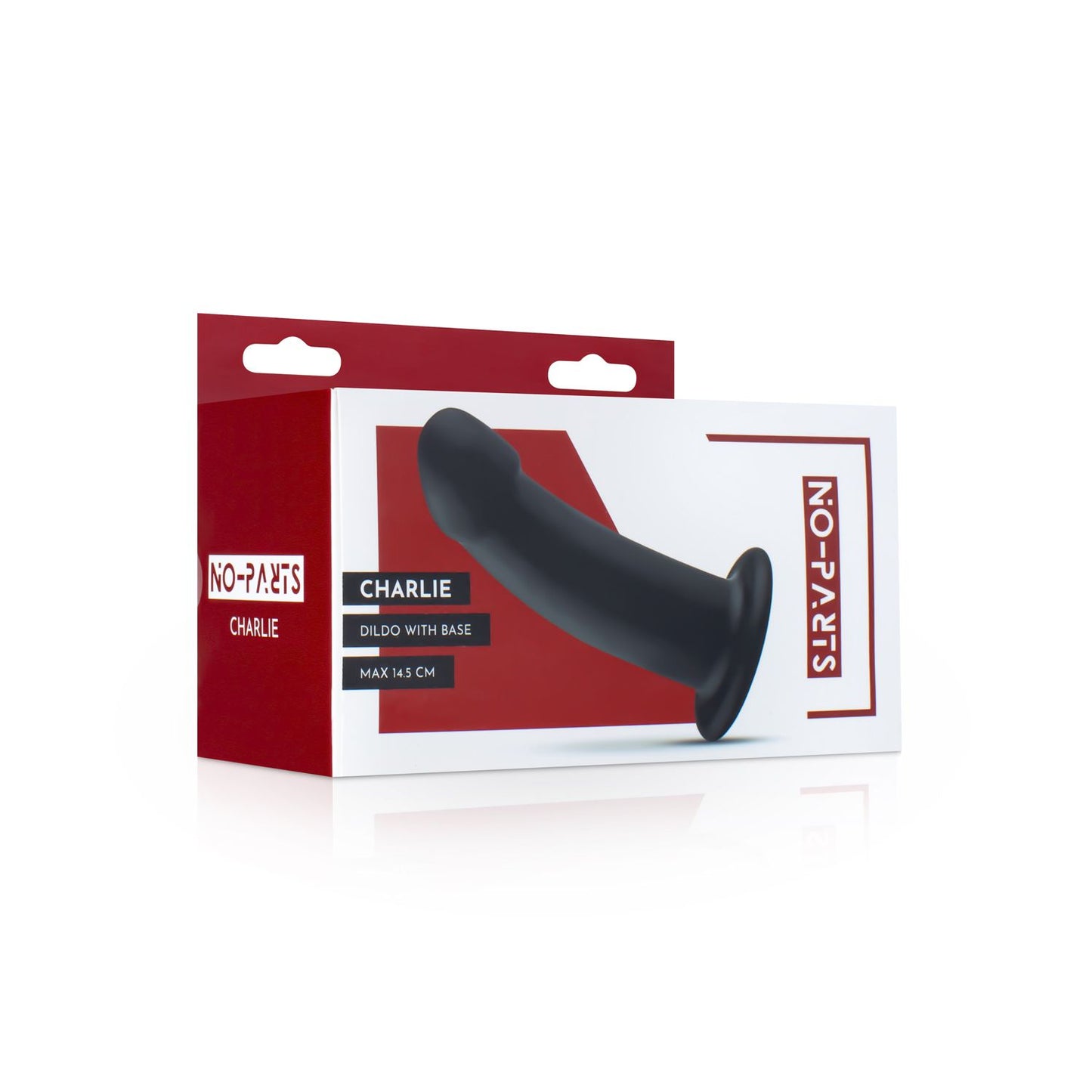 No-Parts - Charlie Dildo 14.5 cm - Black