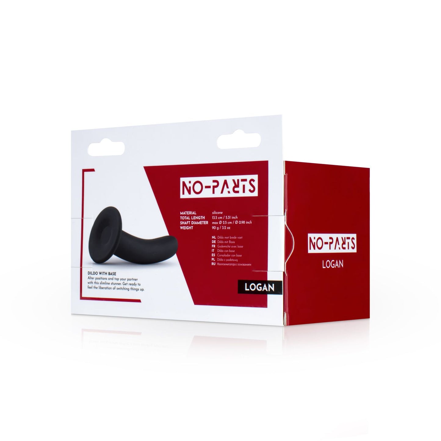 No-Parts - Logan Dildo 13.5 cm - Black