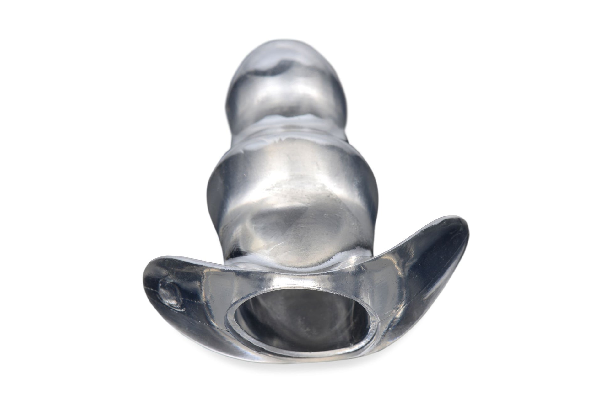Master Series - Clear View Hollow Anal Plug - Small