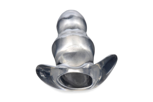 Master Series - Clear View Hollow Anal Plug - Small