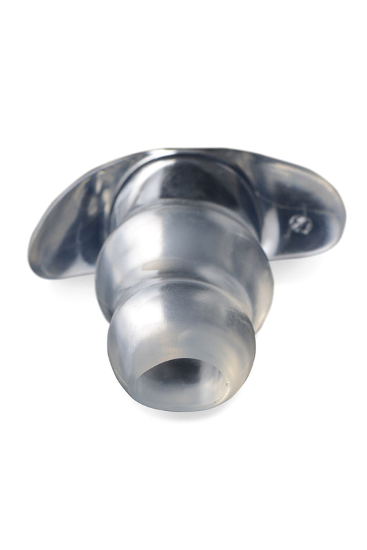 Clear View Hollow Anal Plug - Large