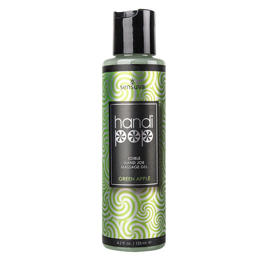 Sensuva - Handipop Handjob Massage Gel Green Apple - 125 ml
