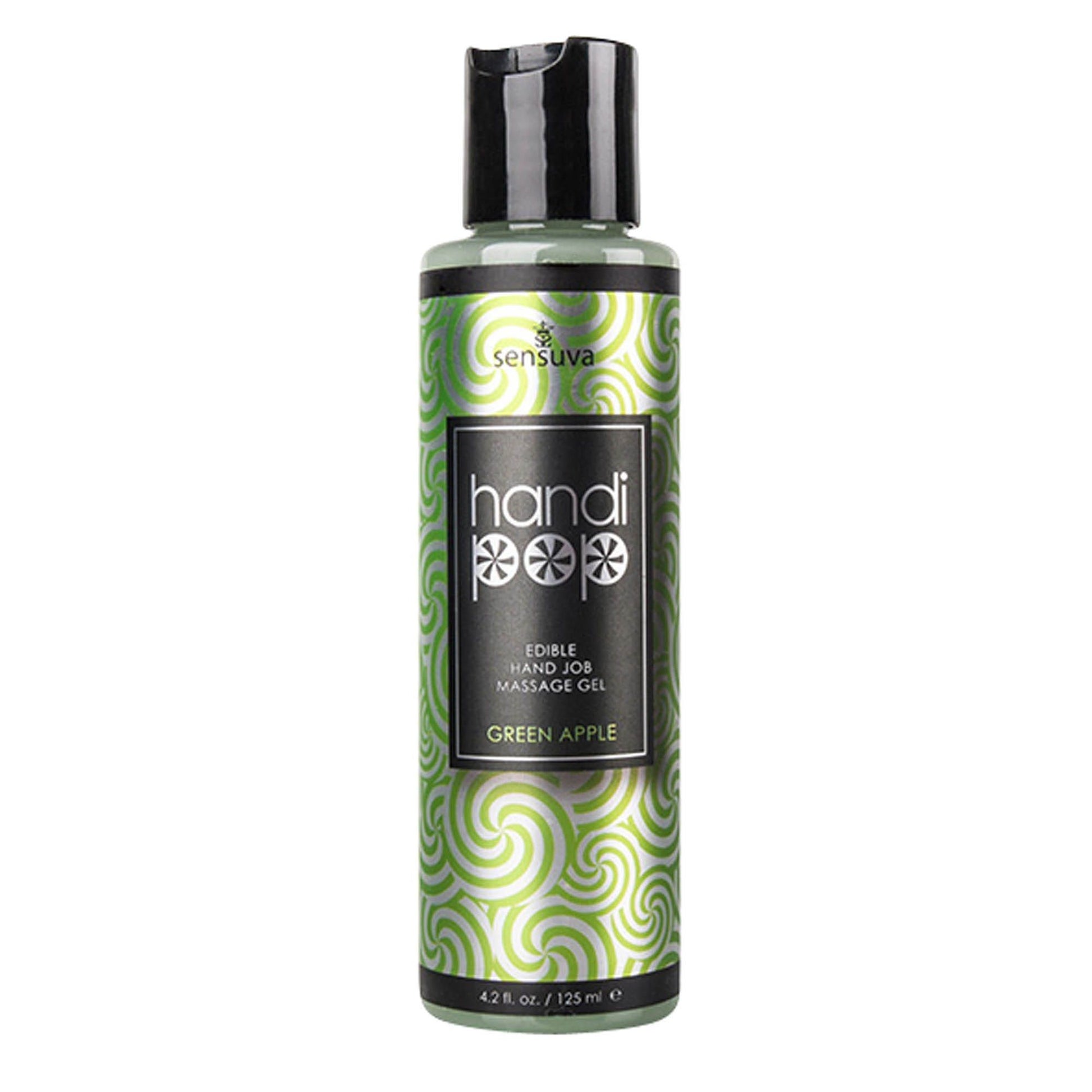 Handipop Handjob Massage Gel Green Apple 125 ml | Sensuva