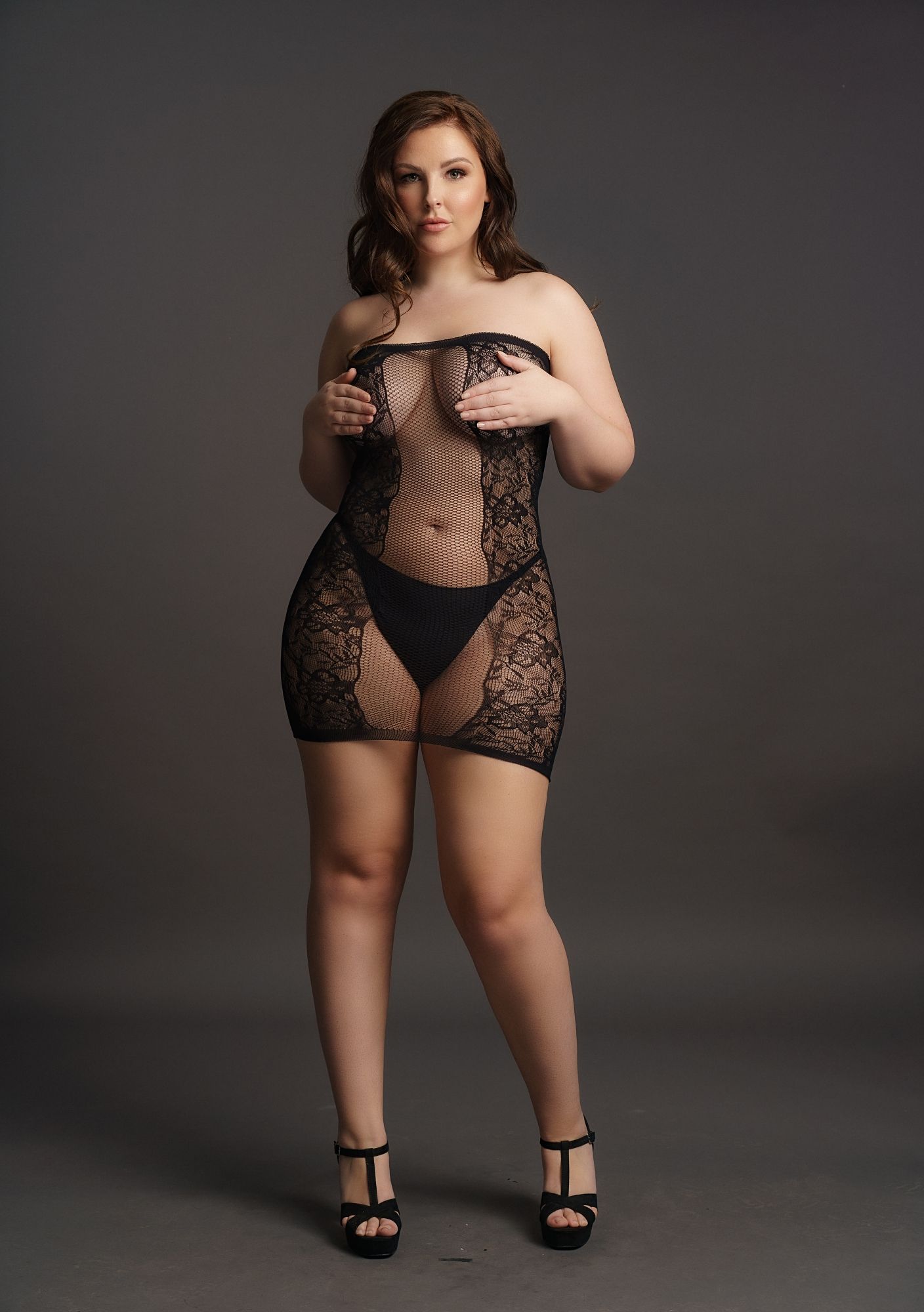 Strapless Mini Dress Curvy