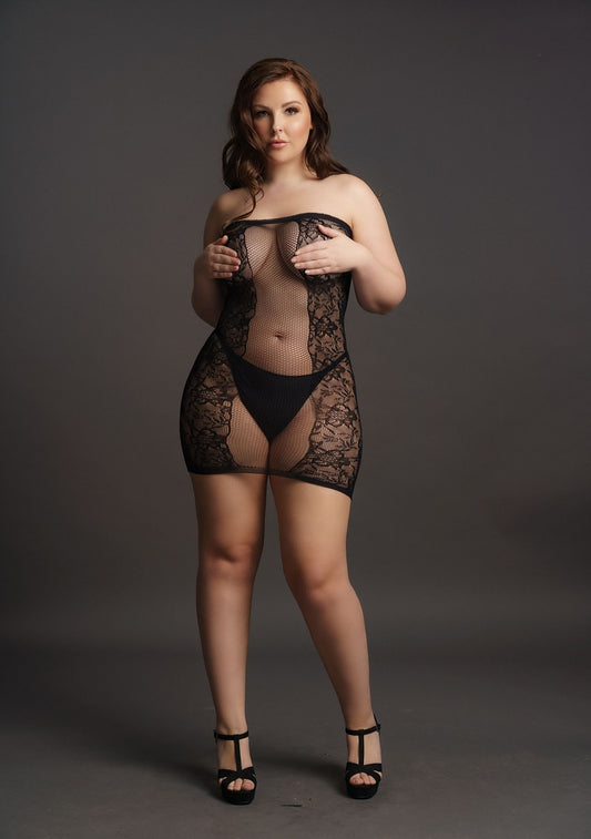 Strapless Mini Dress Curvy